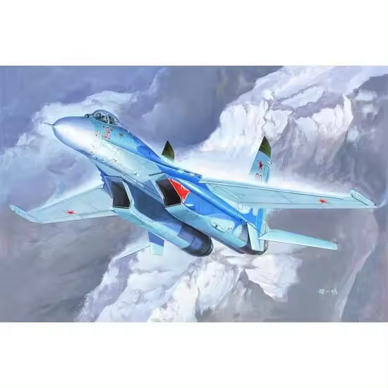 01660 FLANKER SU-27 RUSO B DE LUCHADOR 1/72 - 1