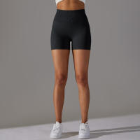 Pantalones cortos deportivos de Yoga sin costuras para mujer, pantalones cortos deportivos para ciclismo, trotar, Fitness, cintura alta, Push Up, pantalones cortos de gimnasio, mallas, ropa de Yoga - details 11