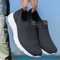 Zapatillas De Tenis Para Hombre YRZL Talla Grande Transpirables De Malla Antideslizantes Ligeros Para Caminar Y Deporte - details 5