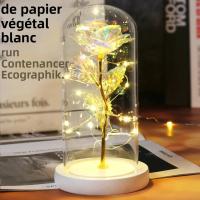 Rosa De Galaxy Artificial Para Decoración De Boda Y Regalo De San Valentín Y Día De La Madre Estilo Creativo Y Bellas Flores Artificiales Para El Hogar - details 12