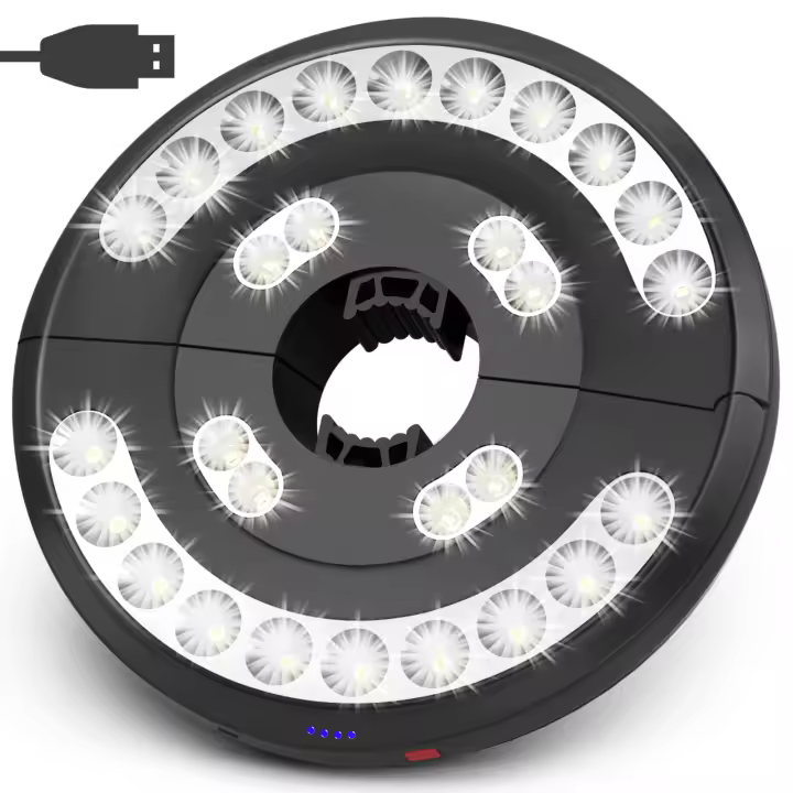 Luz de Paraguas de Patio LED Luz Nocturna de Camping de 3 Modos con Abrazadera Ajustable - 1