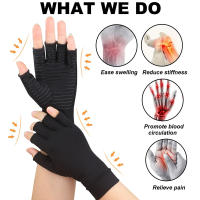 Guantes De Compresión De Cobre Para Artritis Mejora El Alivio Del Dolor De La Articulación Y Alivia Las Doloridas En El Síndrome Del Túnel Carpiano Guantes De Compresión De Cobre Para Mujer Talla Grande - details 11