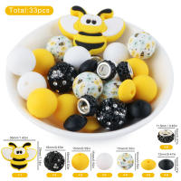 Set De 33 Piezas De Bolas Y Lentiles De Silicona Para Fabricación De Joyas DIY Accesorios Para Pulseras Bolígrafos Y Llaveros - details 21