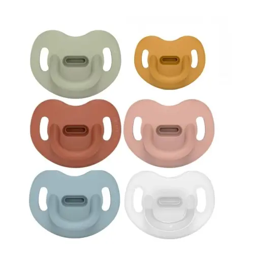 Suavinex Chupete Todo Silicona Tetina Fisio 6-18M - 1