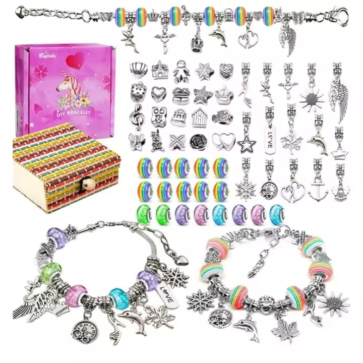 Regalo de Juguete para Niña de 8-12 Años, Kit de Fabricación de Joyas para Niña 8 9 10 11 12 Años Kit para Hacer Joyas - 1