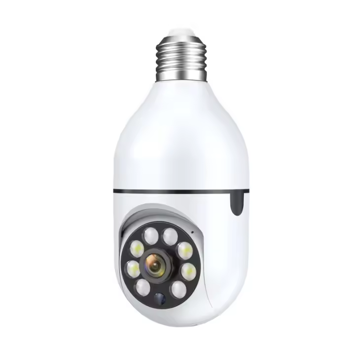 Cámara De Vigilancia WiFi 5MP 5G Doble Banda Con Visión Nocturna Y Voceo Bidireccional AI Detección De Humanos Cámara E27 Zoom Surveillance Cam Yiiot - 1