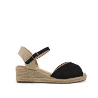 Calzados soraia, Sandalia de antelina y plataforma de yute, espardeñas de cuña, para mujer. - details 28