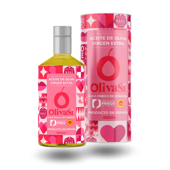 Aceite de Oliva Virgen extra con Denominación de Origen Priego de Córdoba, Oliva SÍ Edición Madre, 500ml, Coupague Hojiblanco-Picudo-Picual - 1