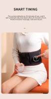 Masajeador De Lumbar Inalámbrico Jinkairui Con Calor Y Vibración Cinturón De Masaje Para Espalda Y Abdomen Soporte De Tracción Lumbar Alfombrilla Calentadora - details 9