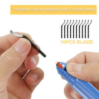 Kit De Herramientas De Desburde Con Corte De 10pcs Repuestos Para Torno Eléctrico Herramienta De Eliminación De Arrugas Para Impresión 3D Y Arte De Resina - details 4