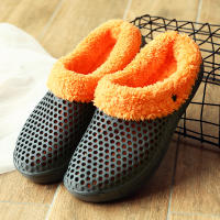 YRZL Pantuflas De Invierno Para Hombres Y Mujeres Zapatos Casuales No Friccionantes De Algodón Antideslizantes Para El Interior Del Hogar - details 1