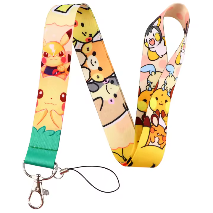 Lanyard Kawaii PICA PICA Cadena De Cuello Para Llaves Portador De Tarjetas De Identificación Accesorios De Regalo Para Hombres Y Mujeres - 1