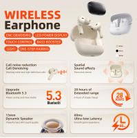 E38 nuevos tws auriculares inalámbricos bluetooth juego intrauditivo graves pesados - details 4