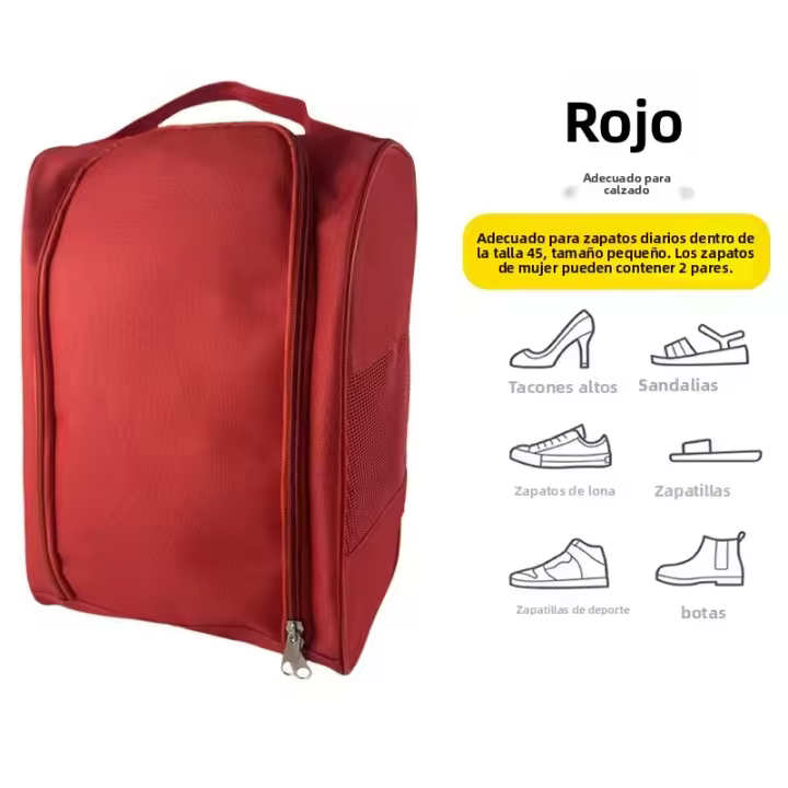 Bolsa De Deporte Para Zapatillas Impermeable Y Transpirable Para Hombres Y Mujeres Bolsa De Almacenamiento Para Zapatos De Fútbol Viajes Al Aire Libre - 1