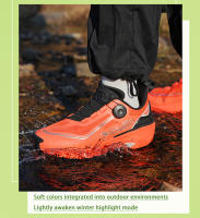 Zapatillas De Entrenamiento Cruzado ONEMIX Para Hombres Zapatillas De Correr Al Aire Libre Impermeables Caminando Casual Senderismo Aumento De Altura Ancho Cierre De Cremallera Material De Suela De Goma - details 7