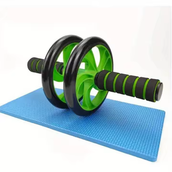 Rodillo De Abdominales Con Dos Ruedas Antideslizantes Entrenador De Músculos Abdominales Para Gimnasio Y Ejercicios En Casa - 1