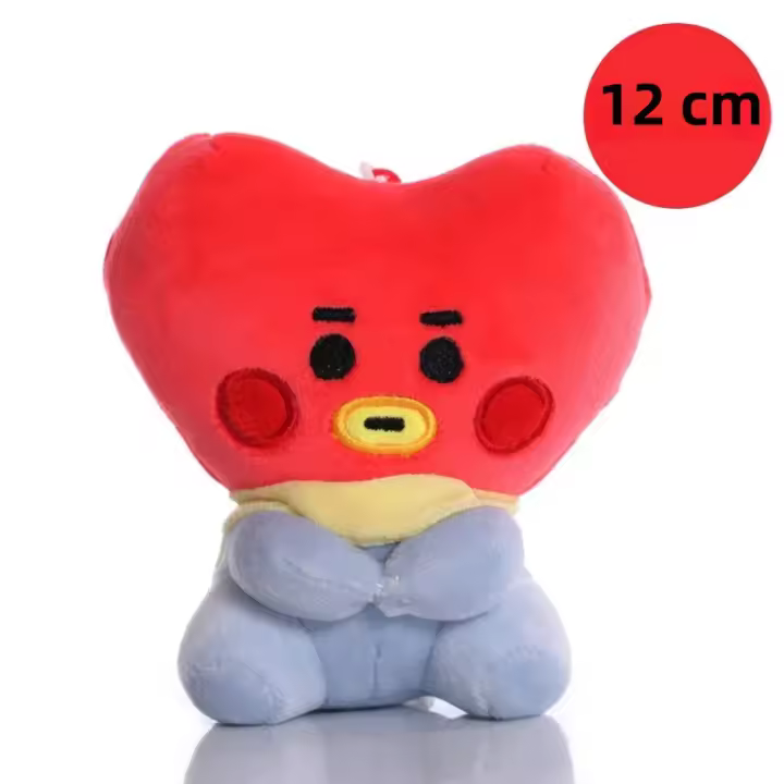 Muñecos De Peluche BT21 Mini Kawaii 12-22cm Llavero Colgante Para Billetera Juguetes De Animales Suaves Para Niños Regalo - 1