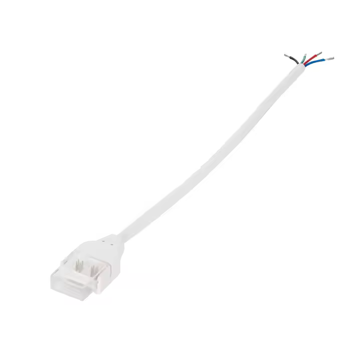 Ledkia Conector Hipopótamo con cable para Tira LED RGB 12/24/220V SMD Silicone FLEX Ancho 12 mm 12 mm - 1