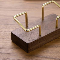 Organizador De Tarjetas De Negocio Con Soporte Para Escritorio Estilo Madera Accesorios Para Oficina Y Hogar Organizador De Memoria De Escritorio - details 3