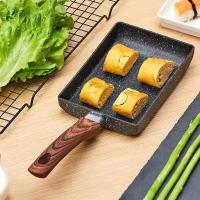 Sartén Cuadrada Antiadherente Para Huevo Y Rollitos De Huevos Mini Cocinita Plancha Para Desayuno Sartén De Freír Con Fundamento Plano - details 8
