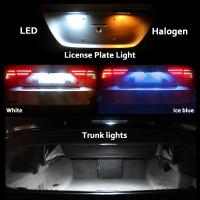 Kit De Luces LED Para Interior De Coche MDNG 9X Compatible Con Hyundai Santa Fe 2013-2018 Luz De Mapa Maletero Lámpara De Placa De Matrícula Color Blanco Azul ICE Canbus Sin Errores Instalación Plug And Play - details 6