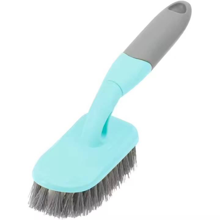 Cepillo fregador, fregador de limpieza con mango ergonómico y cerdas duraderas para baño, ducha, fregadero, alfombra - 1