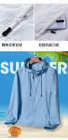 Chaqueta De Verano Con Capucha Para Hombres Y Mujeres Ropa De Protección Solar Para Pesca Y Caza Secado Rápido Windbreaker Casual - details 2