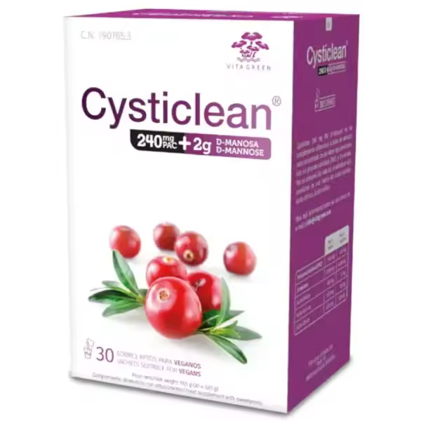 Cysticlean 240 mg pac d-manosa 30 sobres - 1