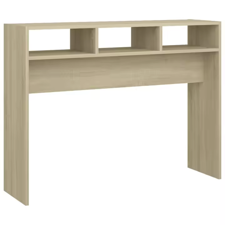 Vidaxl Mesa Consola Madera de Ingeniería 105x30x80 Cm Blanco - 1