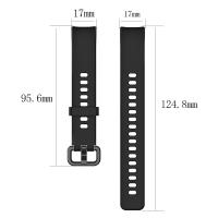 Correa De Pulsera De Silicona Para Huawei Honor Band 4 Accesorios Inteligentes Correa De Pulsera Para Honor Band 5 Pulsera De Cierre De Hebilla Metálica Unisex Tamaño 21cm - details 3