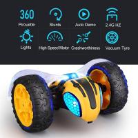 Juguetes de Coche de Control remoto, coche acrobático con Giros laterales giratorios de 360 ° y Batería recargable - details 3