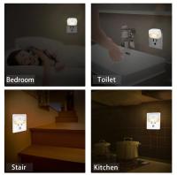 Lámpara Nocturna LED De 3 Colores Con Sensor De Movimiento EU US Plug in PIR Inducción Infrarroja Para Dormitorio Pasillo Escaleras Cocina - details 9