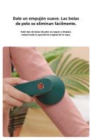 Eliminador De Pelusa Eléctrico Para Ropa Trimmer De Pelotitas De Suéter Lint Remover Portátil Recargable Por USB Con Cuchillas Desmontables Para Limpieza - details 2