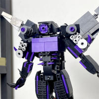 Bloques De Construcción Skibidi Mutant Titan Con Cámara Y Altavoz Juguetes Para Niños Modelo De Hombre TV Toilette Bloques Pequeños Compatible Con Lego ABS Sin Batería - details 7