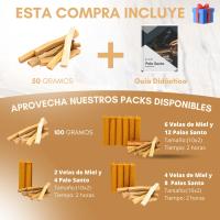 Palo Santo Sagrado XL Incienso Premium - DECEVI - 50 Gramos (4-7 Palitos) - para Quemar - Origen Perú - 100% Natural y sostenible - Regulado por el Gobierno de Perú - Corte Artesanal (50 Gramos Aprox) - details 1
