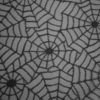 1pc Decoración De Halloween Telaraña De Araña Esqueleto Y Calavera Negro Mantel De Fiesta Evento Telar De Poliéster Geométrico - details 0