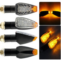 2pcs/set Señales De Giro LED Para Motocicleta Con Luz Diurna Flexible Universal Accesorios Para Coche Luz De Señal Motorbike - details 5