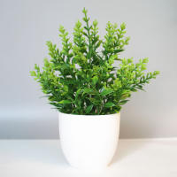 1PCS Decoración De Escritorio Con Plantas Artificiales Paisaje Bonsái Para Oficina Hogar Estante De Mesa Accesorios De Fiesta De Boda PVC - details 9