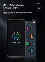 Arbol De Navidad Inteligente Con Luces LED Multicolor Rgb Fitas De Estrella Y Cascada Para Jardín Decoración De Navidad Con Control Remoto Y APP DIY Bluetooth - details 5