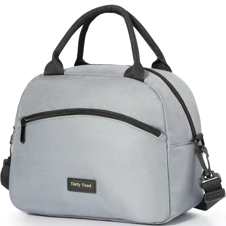 Bolsa de almuerzo isotérmica, bolsa de almuerzo impermeable, fiambrera isotérmica, bolsa de almuerzo reutilizable portátil, con - 1