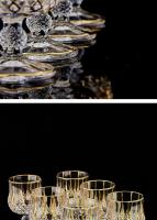 Juego De Cristal Europeo Clásico Para Licor Y Vino Vidrio Resistente a Temperatura Barra Hogar Whiskey Set De Cristales Para Bebidas Alcohólicas - details 11