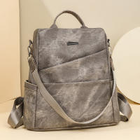 Mochila para mujer, nuevo estilo, moderna, versátil, antirrobo, de PU, de gran capacidad, de alta gama - details 4