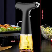 Qoosea Pulverizador Aceite, Pulverizador De Aceite de Oliva, Botella de Spray Electrico 240ml, Dispensador de Aceite de Oliva y Vinagre, Spray Aceite para Cocinar Barbacoa Ensalada Hornear - details 6