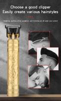 Cortadora De Pelo Eléctrica Vintage T9 Recargable Para Hombres Trimmer Profesional De Peluquero Barbería Con Carga Rápida 40 Minutos De Uso - details 2