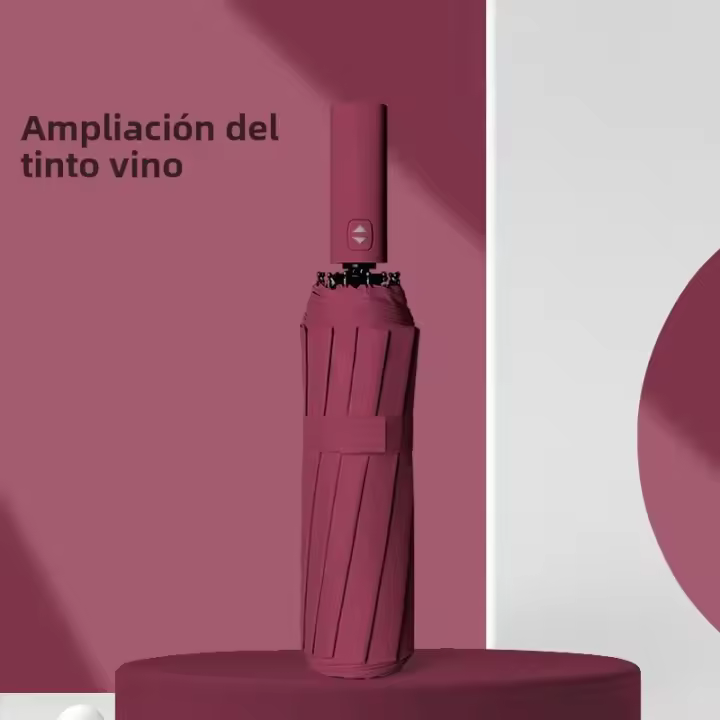 Paraguas Automático Xiaomi 12 De Tamaño Grande En Color Sólido Con Protección UV Y Luz Colapsable Para Sombrilla - 1