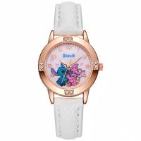 Reloj De Cuarzo Anime Pointer Para Niños Lilo & Stitch Regalo De Vacaciones Reloj Infantil Con Marcas Arábigas Y Cierre De Correa De Cuero - details 7