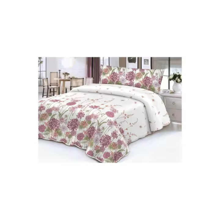 Juego de Sábana 3 piezas diseño de chica estampado floral para camas de 90 cm 105 cm 135 cm 150 cm 180 cm y 200 cm - 1