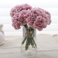 5PCS Flores Artificiales De Pekino Silken Para Decoración De Hogar Y Bodas Bouquet De Otoño Para Sala De Estar Arreglo De Navidad DIY - details 5