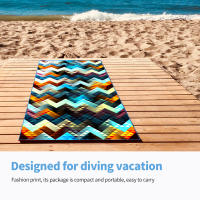 Toalla De Playa HiTurbo De Microfibra Secado Rápido Ultraligera Y Super Absorbente Con Estampado Bohemio Para Natación Y Fitness - details 2