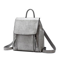 Mochila De Cuero Genuino Para Mujer Bolsa De Hombro Cruzada Estilo Escolar Con Capacidad Para Portátil Bolsas Mensajeras - details 2